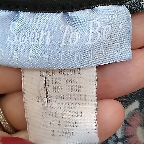 Maternity Soon To Be Floral Bell Sleeve Blouse. Sz XL Maternity - Picture 7 of 7